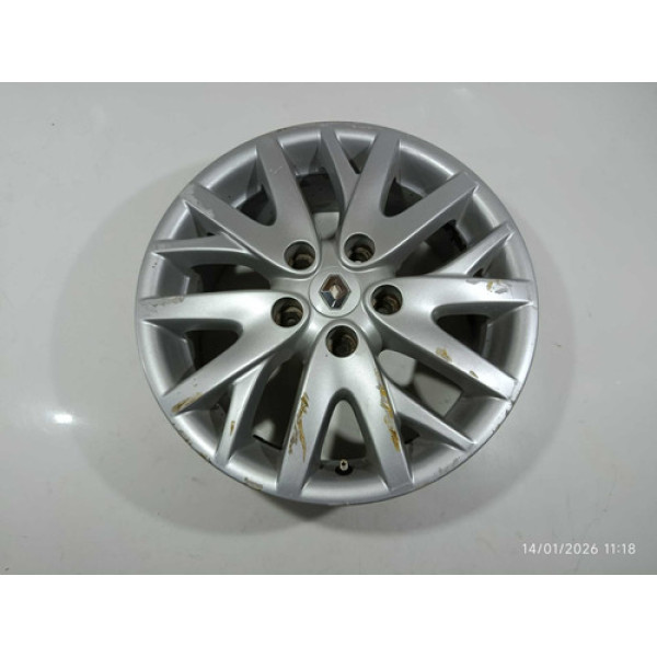 Calota Aro Pneu Renault Fluence 2014/2018 Prata