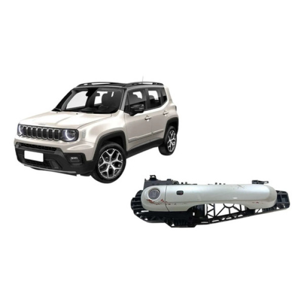 Maçaneta Porta Dianteira Esquerda Renegade Sahara 1.3 2025 Branco Dianteira