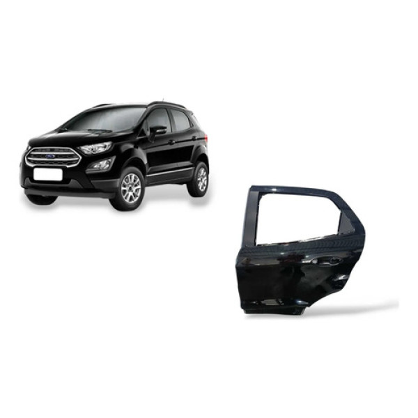 Porta Traseira Esquerda Ford Ecosport Titanium 2018 Traseira Esquerda Cinza