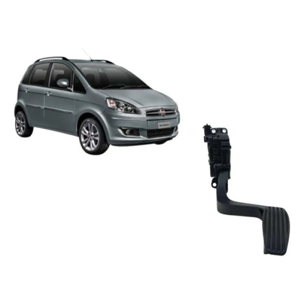 Pedal Do Acelerador Fiat Idea 1.4 2010 Preto