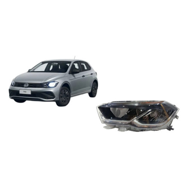 Farol Esquerdo Volkswagen Polo 2023 2025 Esquerdo (usado Esq Esquerdo/motorista