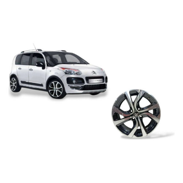 Calota Aro Roda R16 C3 Picasso 2014 Prata