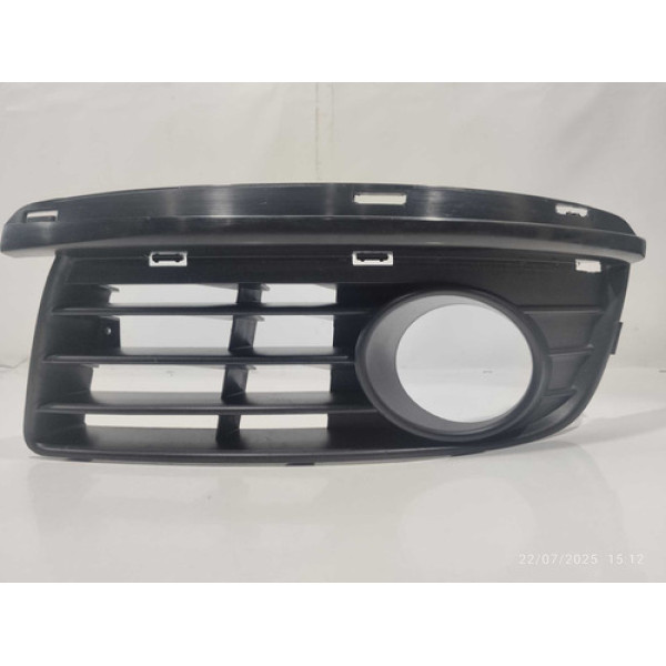 Grade Esquerda Do Farol De Milha Volkswag Jetta 2.5 Aut 2009 Preto Esquerdo