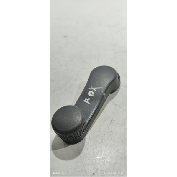 Maçaneta Interna Elevação Vidro Porta Volkswagen Fox 2013 Preto Dianteira/traseira