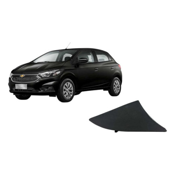 Moldura Da Maçaneta Interna Dianteira Direita Onix 2018 Preto Dianteira