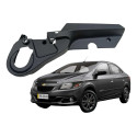 Acabamento Banco Dianteiro Esquerdo Chevrolet Prisma 2016 Preto