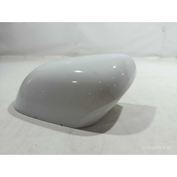 Capa Esquerda Do Retrovisor Nissan Versa 2011/2014 Branco