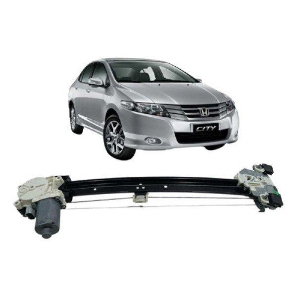 Máquina Vidro Traseira Direita Honda City 2011 A 2013