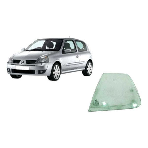 Vidro Fixo Traseiro Esquerdo Renault Clio 2002