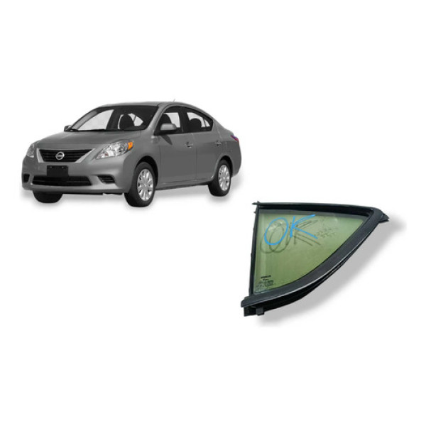 Vidro Fixo Traseira Esquerda Nissan Versa 2014 2018