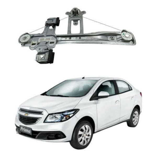 Máquina De Vidro Traseira Esquerda Chevrolet Prisma 2014