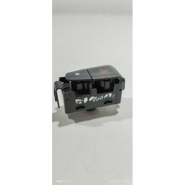 Botão Pisca Alerta Trava Porta Sandero 2020 Preto