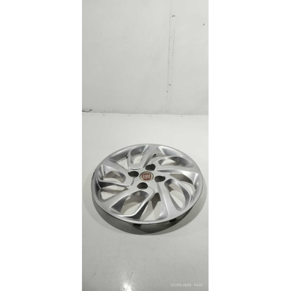Calota Aro 14 Fiat Argo (original Marcas De Uso 100209263) Prata