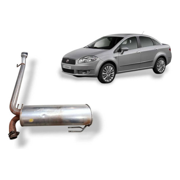 Escape Silencioso Fiat Linea Absolute 1.8 Aut 2015