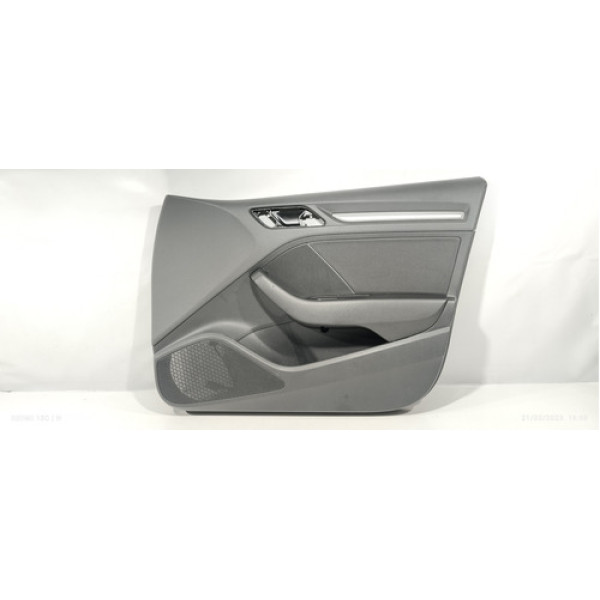 Forro De Porta Dianteira Direita Audi A3 2014  Preto