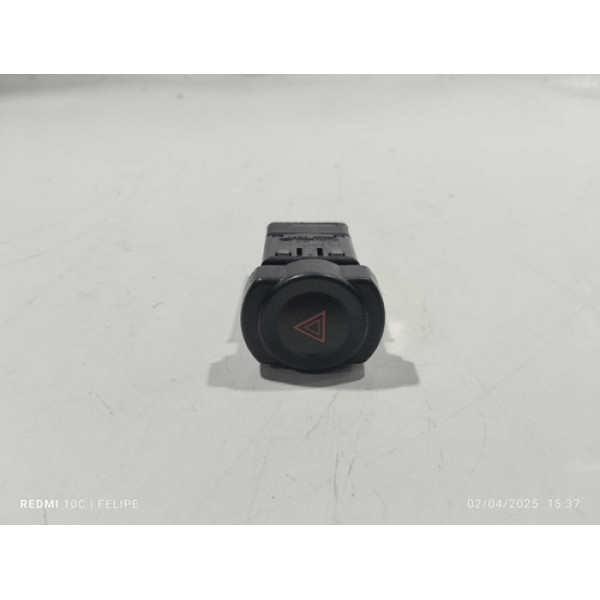 Botão Pisca Alerta Renault Sandero Logan 2007/2013 Preto