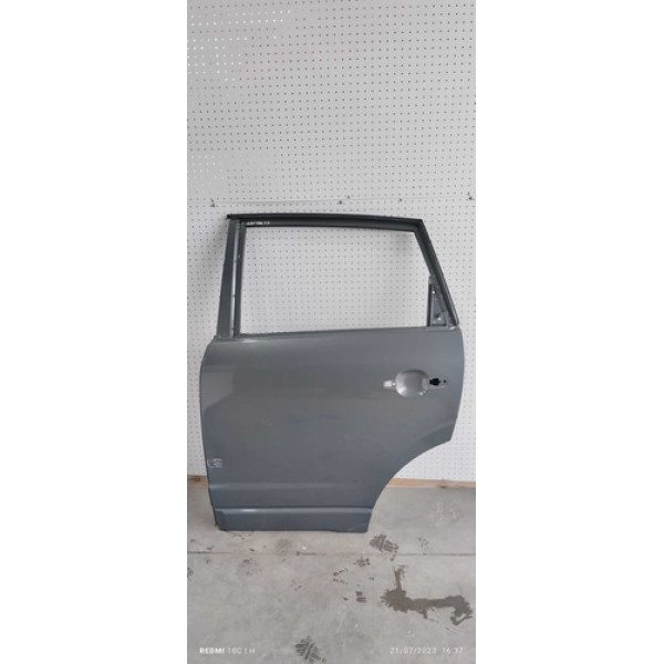 Porta Traseira Esquerda Chevrolet Captiva 2010 Traseira Esquerdo Preto