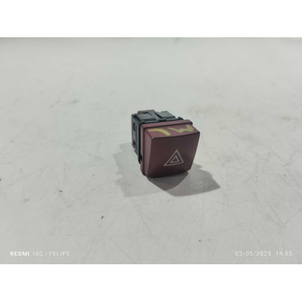 Botão Interruptor Pisca Alerta Peugeot 207 2009 96472122kr Preto