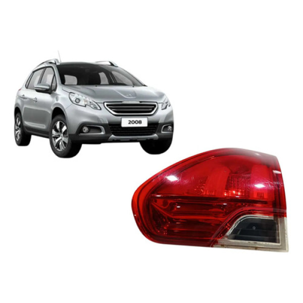 Lanterna Traseira Direita Peugeot 2008 2015 2020 9808127580 Direito/passageiro Traseiro