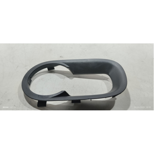 Moldura Maçaneta Interna Porta Traseira Esquerda Tiida 2012  Preto Dianteira