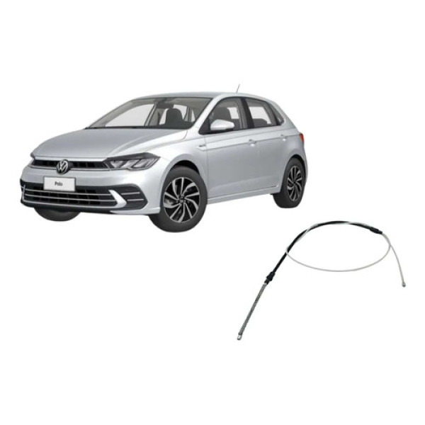 Cabo Traseiro Esquerdo Freio Mão Polo Tsi Higline 1.0 2023