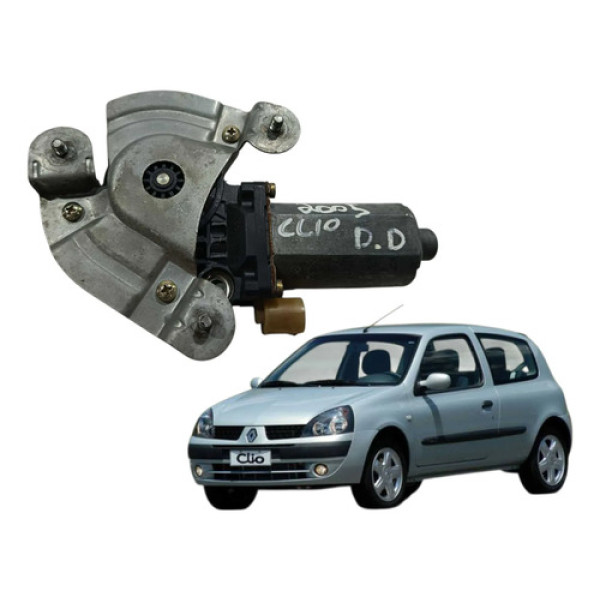 Motor Máquina Vidro Dianteiro Direito Renault Clio 2005