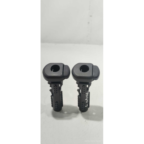 Par Suporte Encosto De Cabeça Traseiro Fiat Argo Drive 2019 Preto