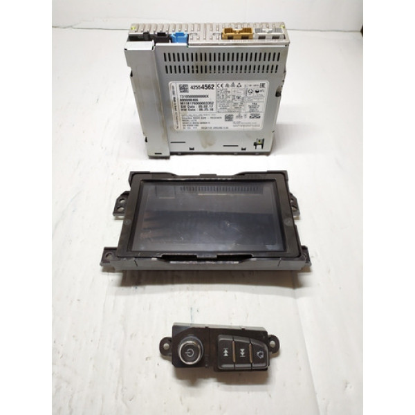 Kit Tela Multimídia Original Chevrolet Onix 2018 Verde-escuro