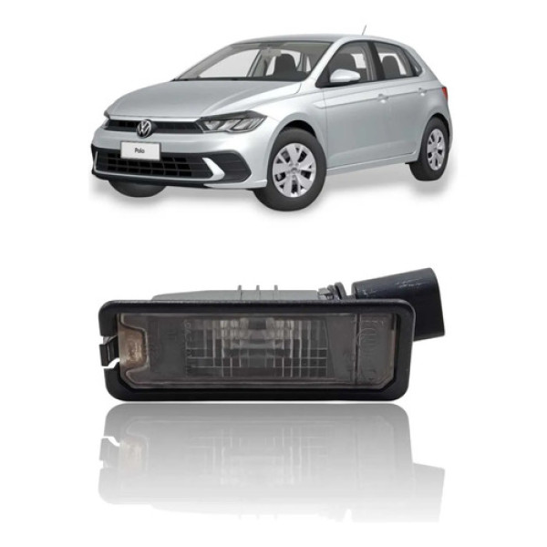 Luz De Placa Volkswagen Polo Tsi Higline 2019 2024