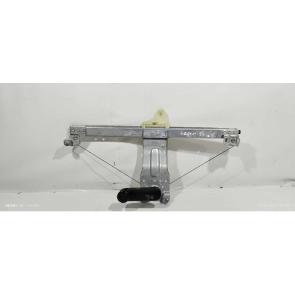 Máquina De Vidro Manual Traseira Esquerda Renault Logan 2021