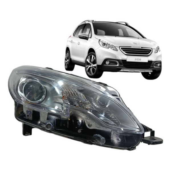Farol Direito Peugeot 2008 Allure Pk 2022 Direito/passageiro