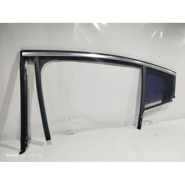 Canaleta Porta Traseira Esquerda Friso Cruze Ltz 1.4 2018 At Preto