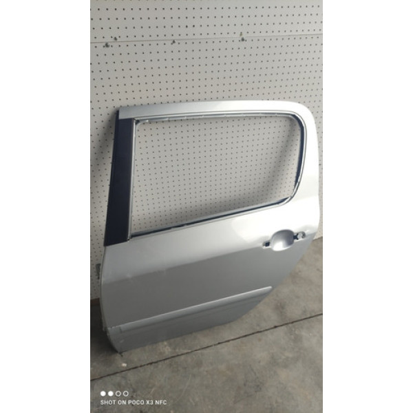 Porta Traseira Lado Esquerdo Peugeot 307 2009  Traseira Esquerdo Prateado