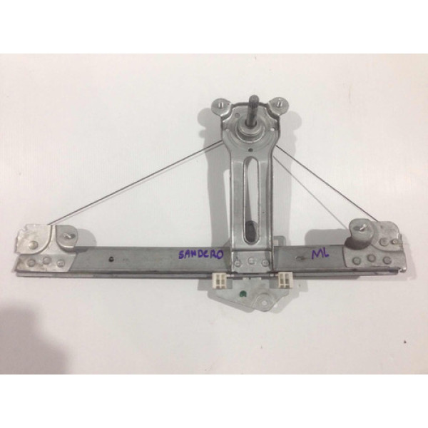 Máquina De Vidro Manual Traseiro Lado Esquerdo Sandero 2013