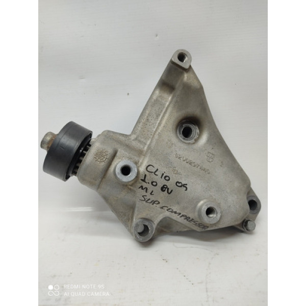 Suporte Do Compressor Renault Clio 05 1.0 8 Válvulas