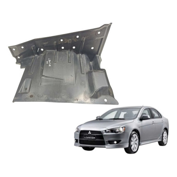 Defletor Dianteiro Esquerdo Parachoque Mitsubis Lancer 2014