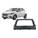 Moldura Rádio Onix Prisma Cobalt 2013 A 2015 (detalhe Foto Preto