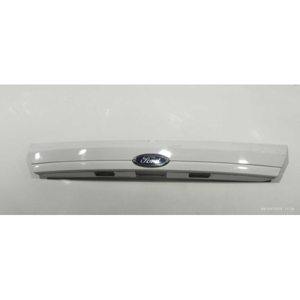 Aplique Tampa Traseira Ford Fiesta 2013 Branco