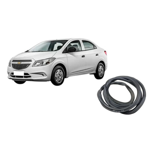 Borracha De Porta Dianteira Esquerda Gm Prisma 2016