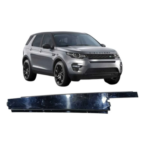 Moldura Porta Traseira Esquerda Discovery Sport Sd4 Hse 2016 Preto