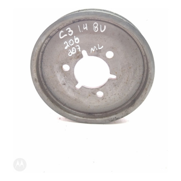 Polia Bomba Hidráulica Virabrequim Peugeot 206 207 C3 1.4