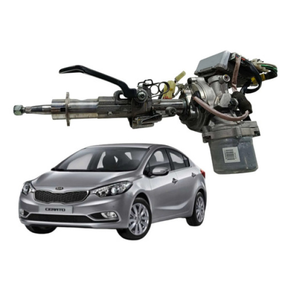 Extensão Volante Direcao Kia Cerato 1.6 Sx3 2015 Prateado Liso