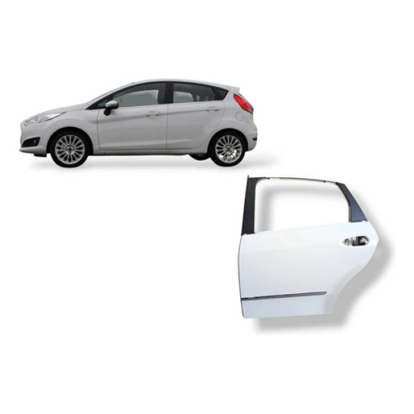 Porta Traseira Esquerda Fiat Linea Absolute 1.8 2015 Traseira Esquerda Branco