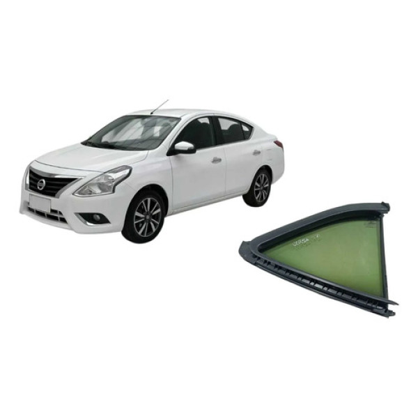 Vidro Fixo Traseiro Direito Nissan Versa 2014 2018