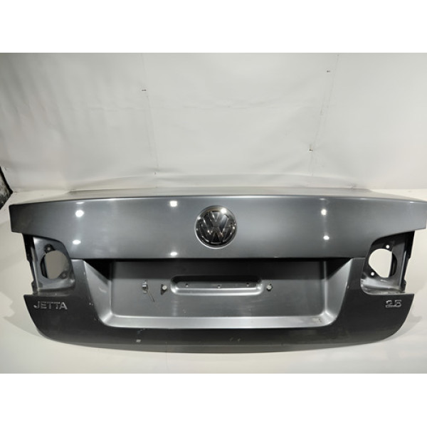 Tampa Traseira Porta Malas Volksw Jetta 2.5 Autom 2007/2010 Cinza