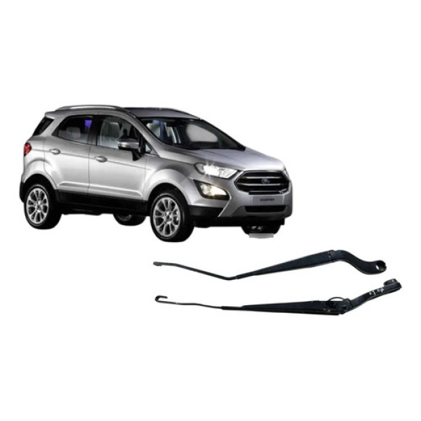 Par Braço Limpador Parabrisa Ford Ecosport Titanium 2018 Esquerdo