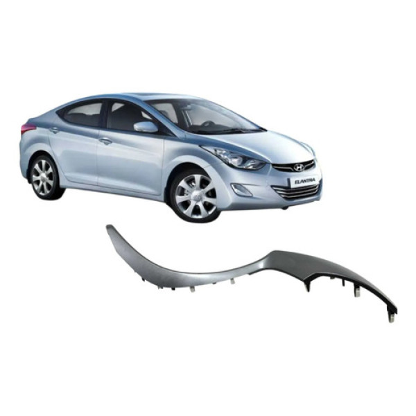 Friso Acabamento Direito Painel Elantra Gls 1.8 2013 Prata
