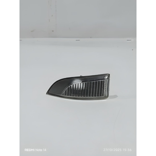 Lente Pisca Do Retrovisor Esquerdo Renault Fluence 2014 Preto