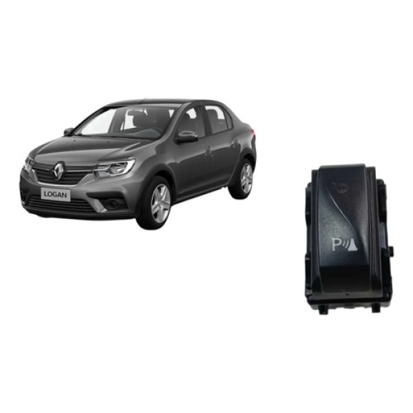 Botão Sensor De Estacionamento Renault Logan Sandero 2014 16