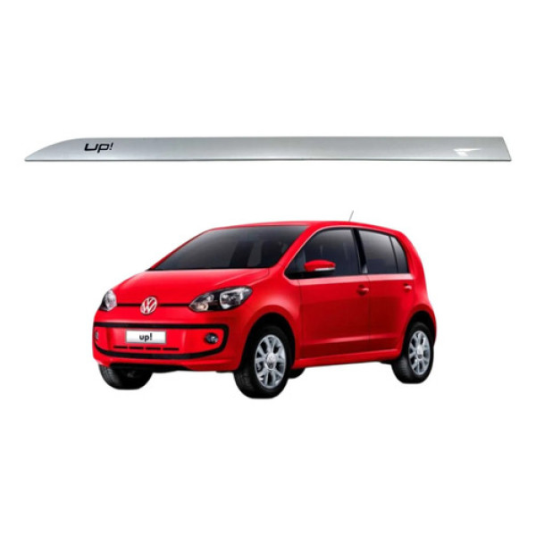 Friso Porta Dianteira Esquerda Volkswagem Up 2016 Prata